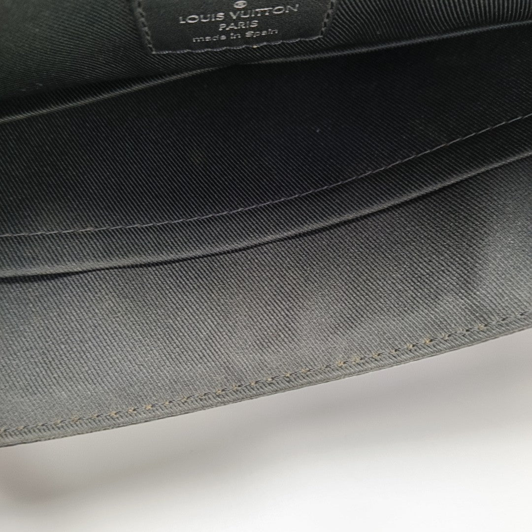 DISTRICT MM Damier Graphite Coated Canvas Gray