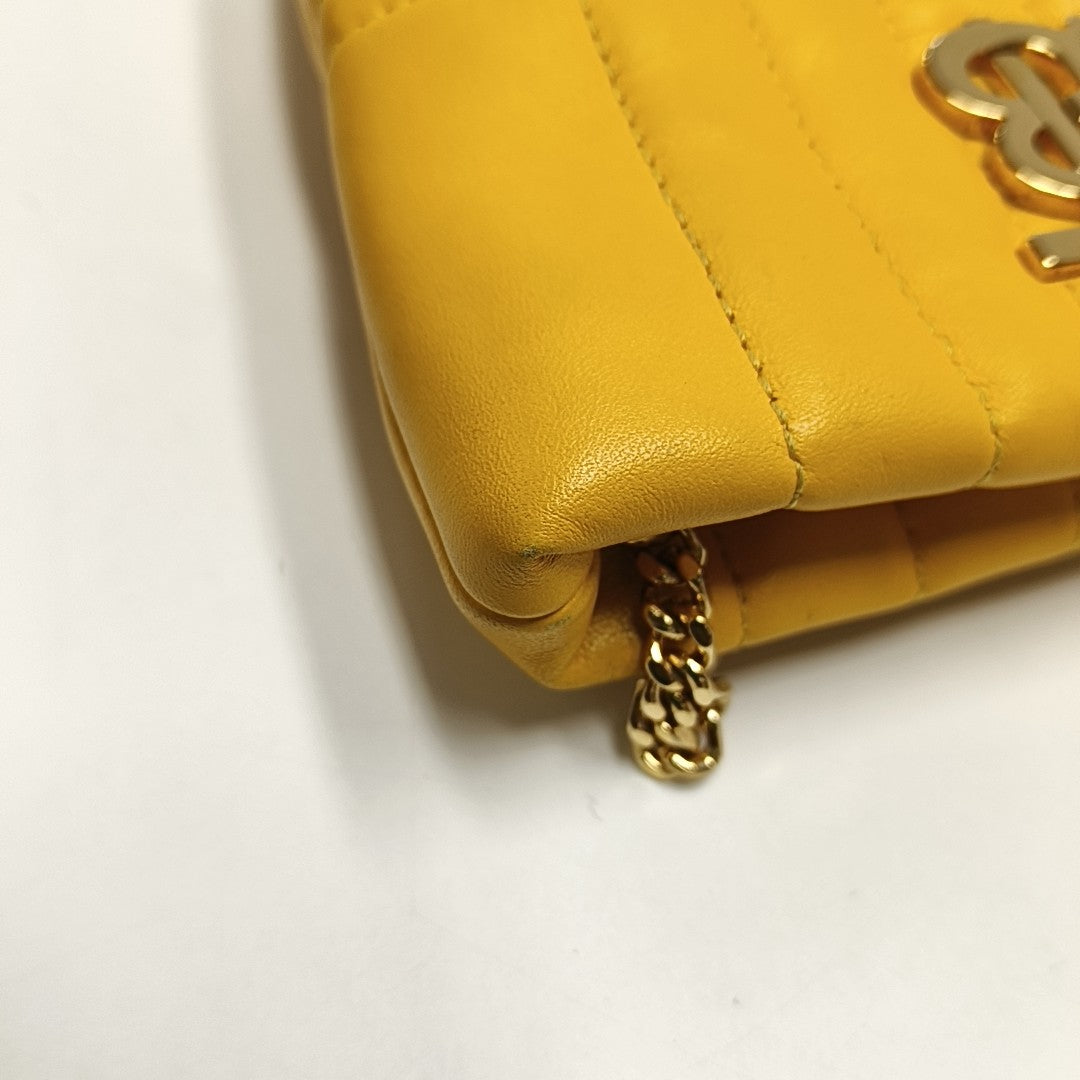 Lola Extra Small Quilted Lambskin Yellow