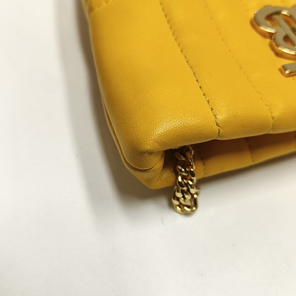 Lola Extra Small Quilted Lambskin Yellow