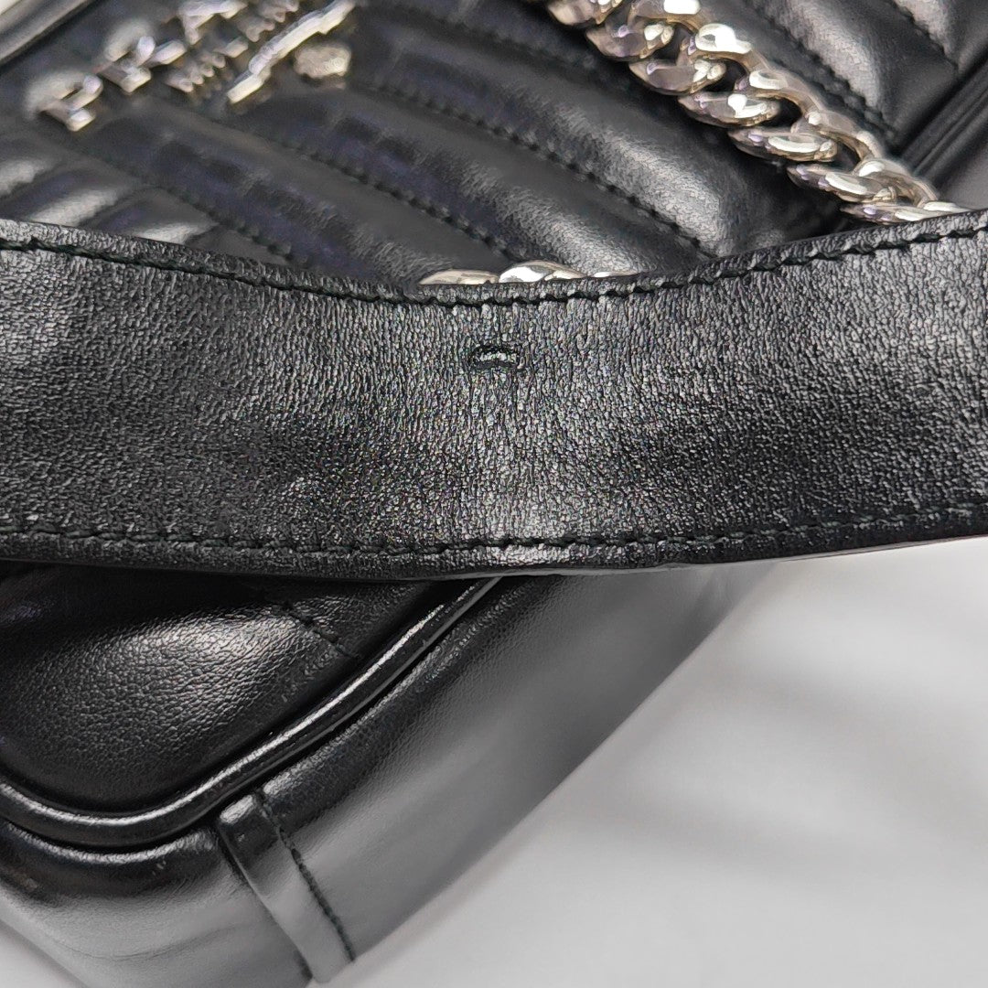 Diagramme Quilted Lambskin Black