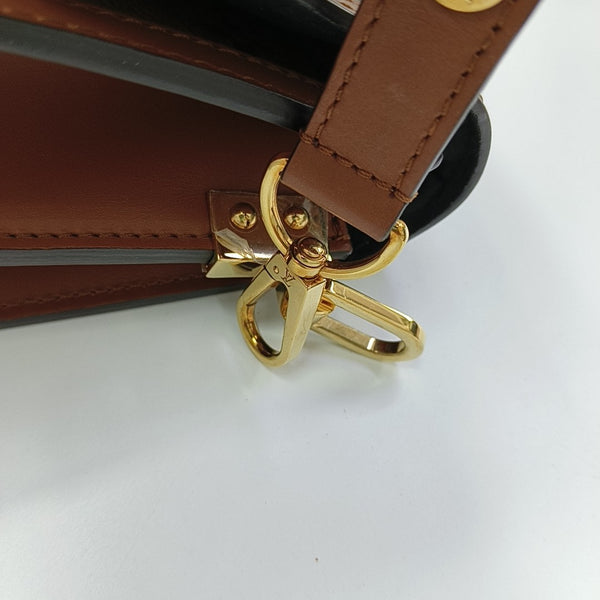 DAUPHINE MM Monogram Coated Canvas Brown