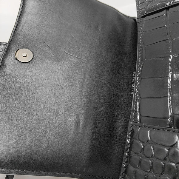 Hourglass S Calfskin Black