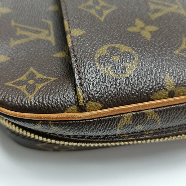 GANGE Monogram Coated Canvas Brown
