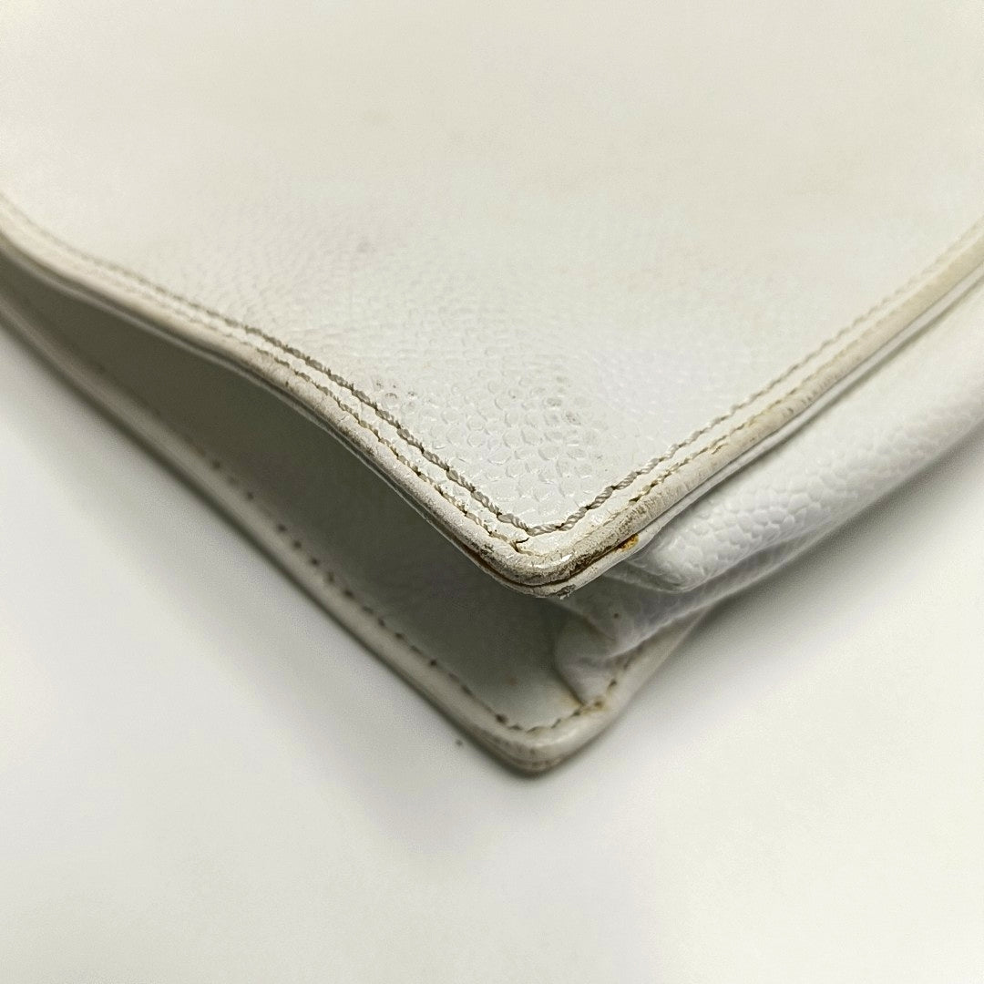 Quilted Leather White