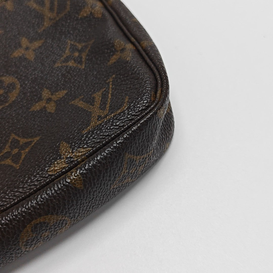 ACCESSOIRES Monogram Coated Canvas Brown