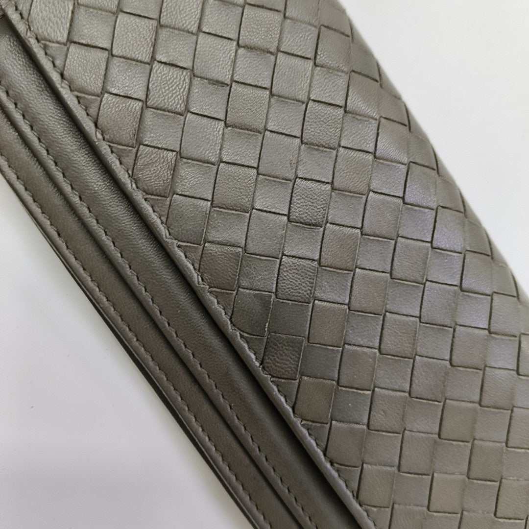 Lambskin Wallet Gray