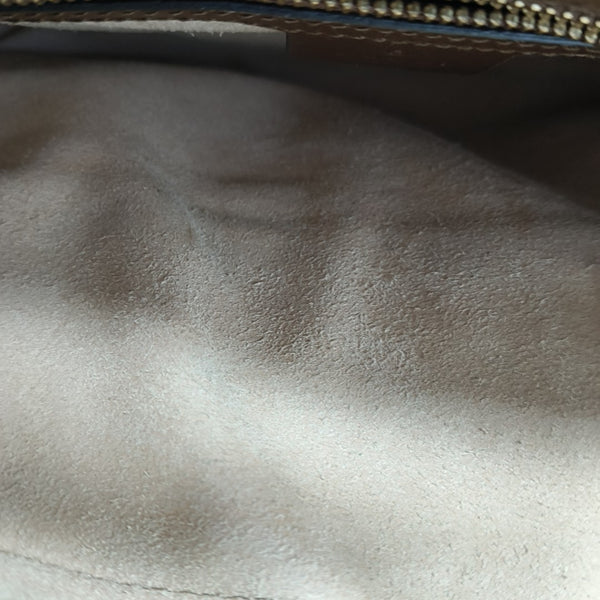 Horsebit 1955 Small Coated Canvas Beige