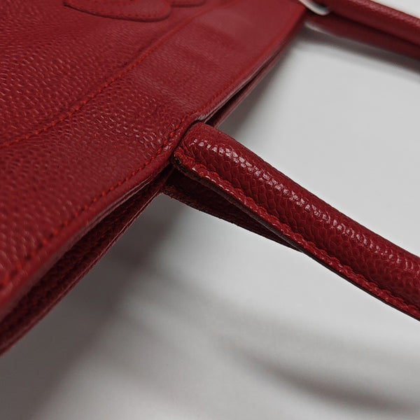 Grained Calfskin Red