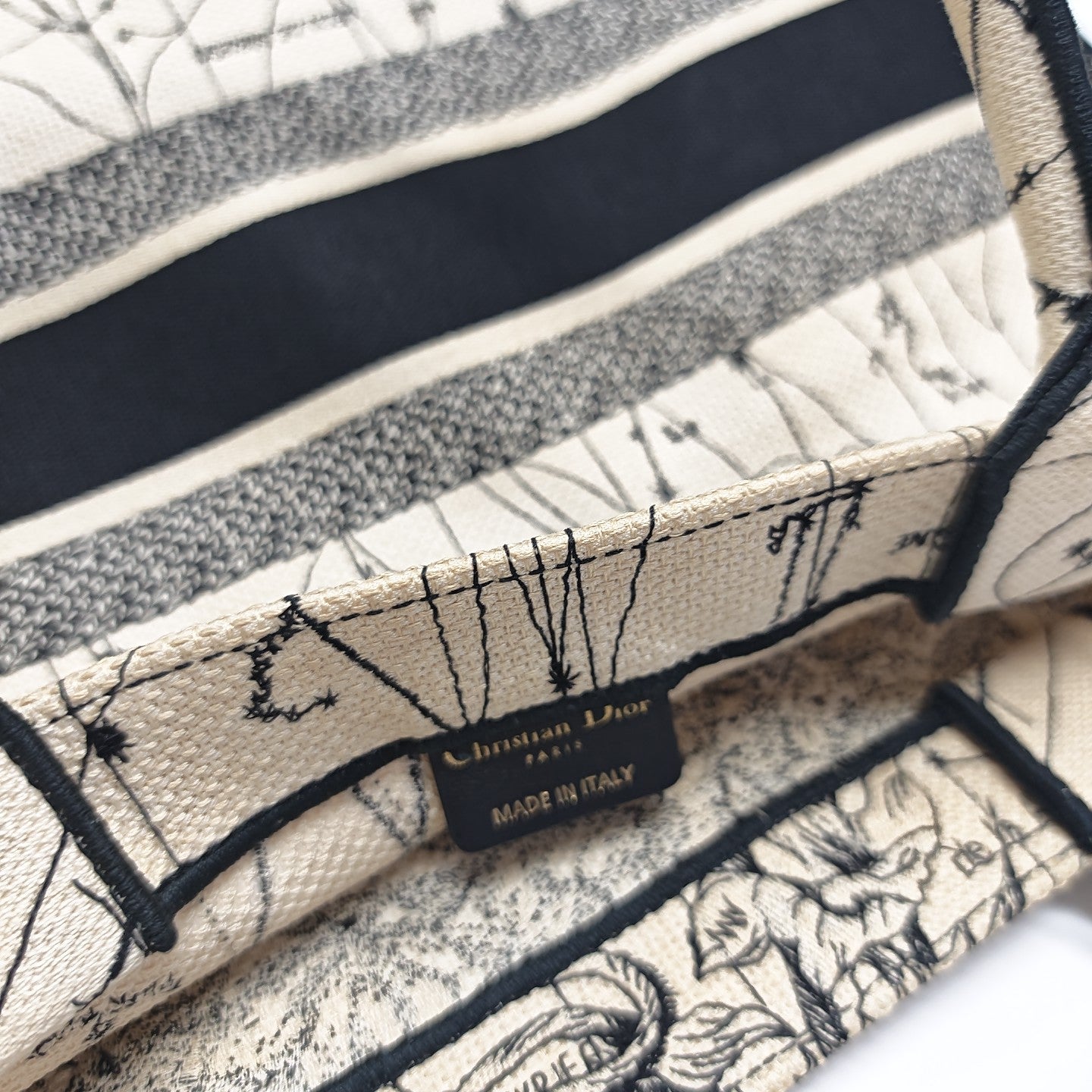 Book Tote Large Fabric Multicolor