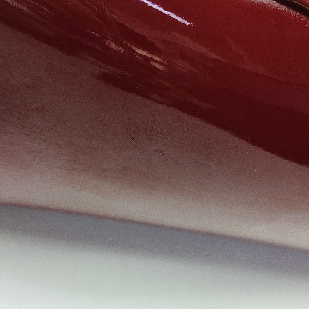 Lady Dior Large Cannage Patent Leather Red