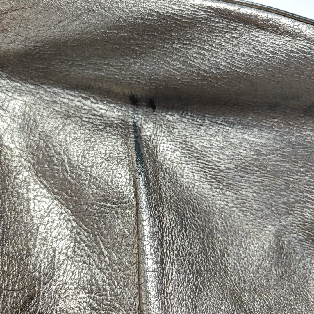 Calfskin Top Handle Bag Beige