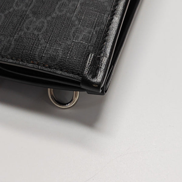 Retro Medium Monogram Coated Canvas Black