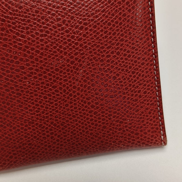 Calfskin Card Holder Red