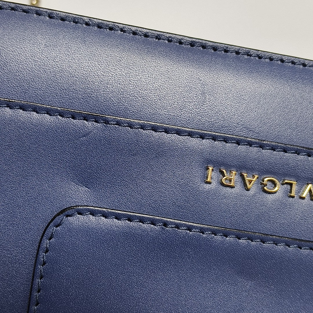 SERPENTI FOREVER Small Quilted Calfskin Blue