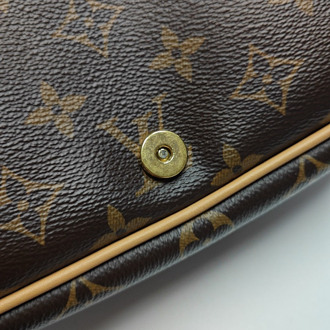 DIANE Monogram Coated Canvas Brown