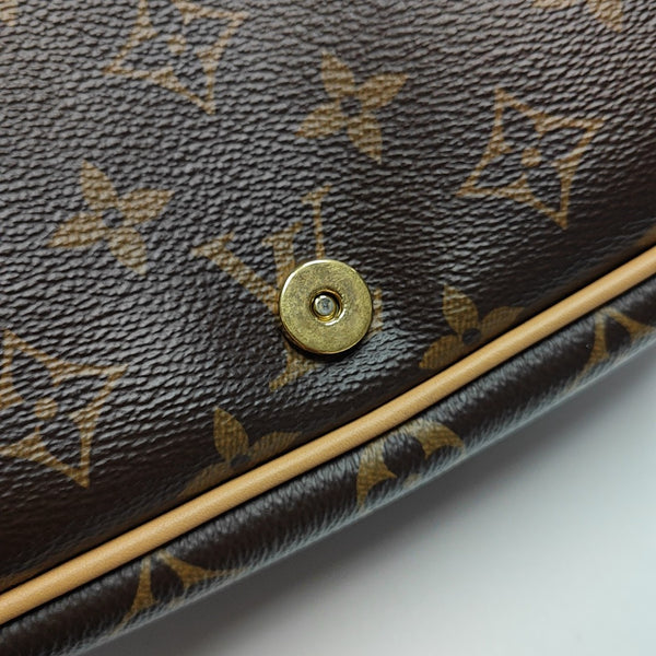 DIANE Monogram Coated Canvas Brown