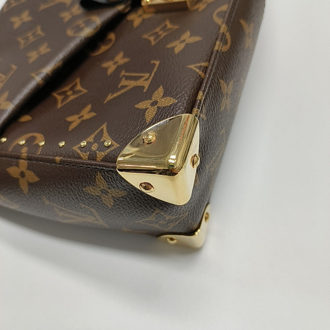 TRUNKIE Monogram Coated Canvas Brown