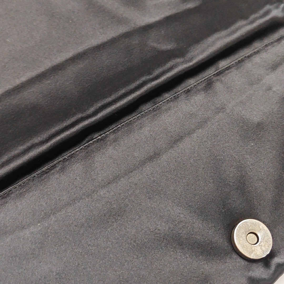 Fabric Top Handle Bag Black