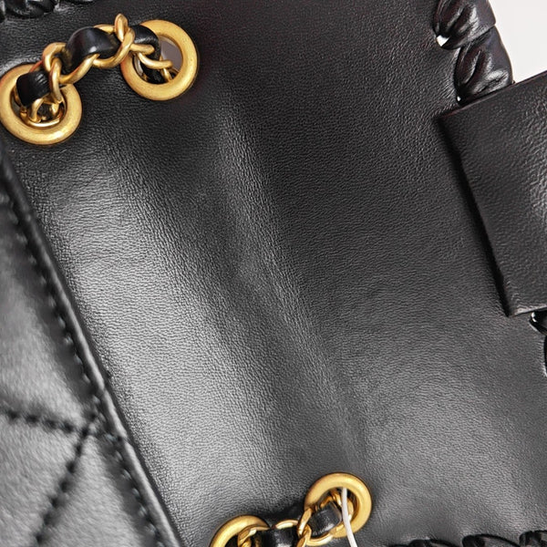 Quilted Lambskin Black