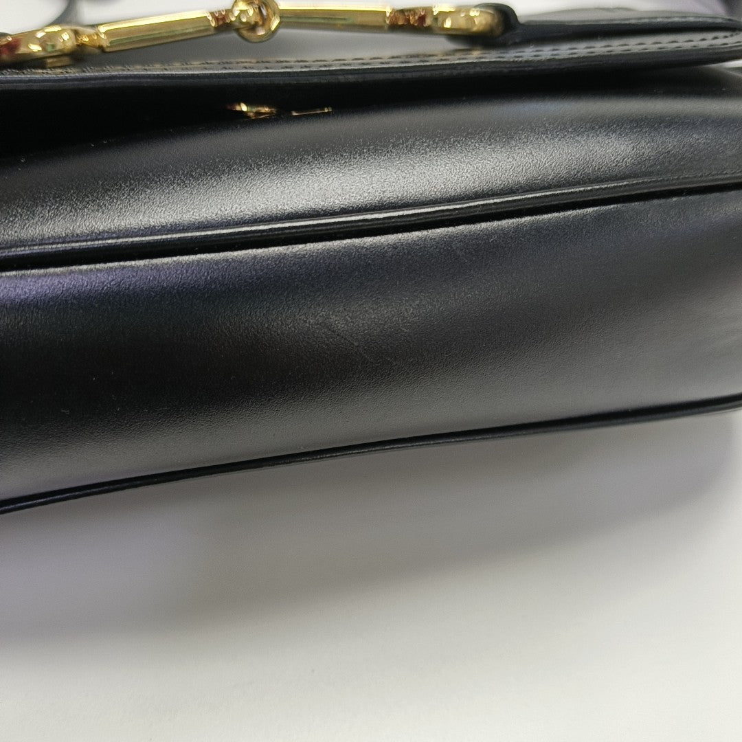CRÉCY Medium Calfskin Black