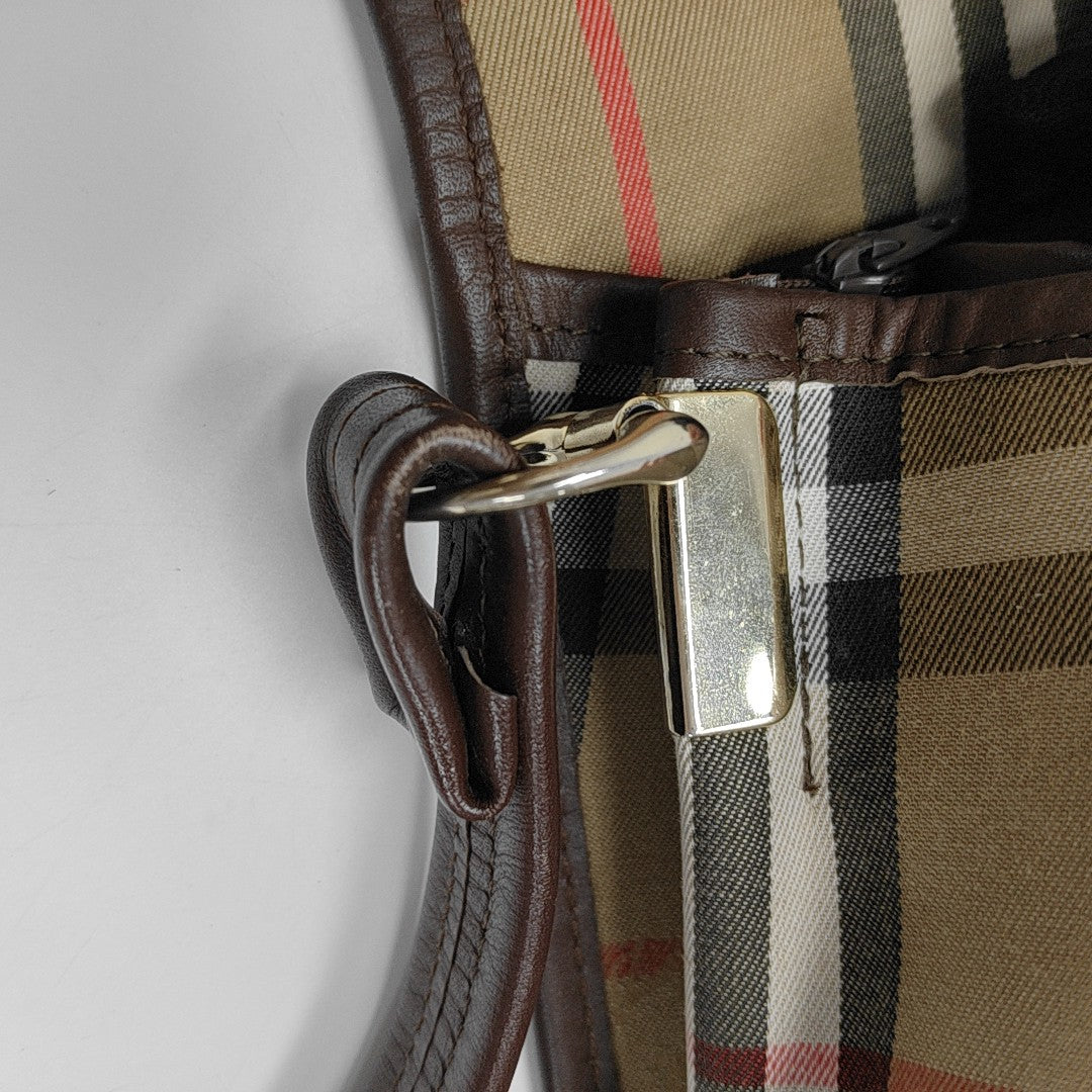 Canvas Shoulder Bag Brown