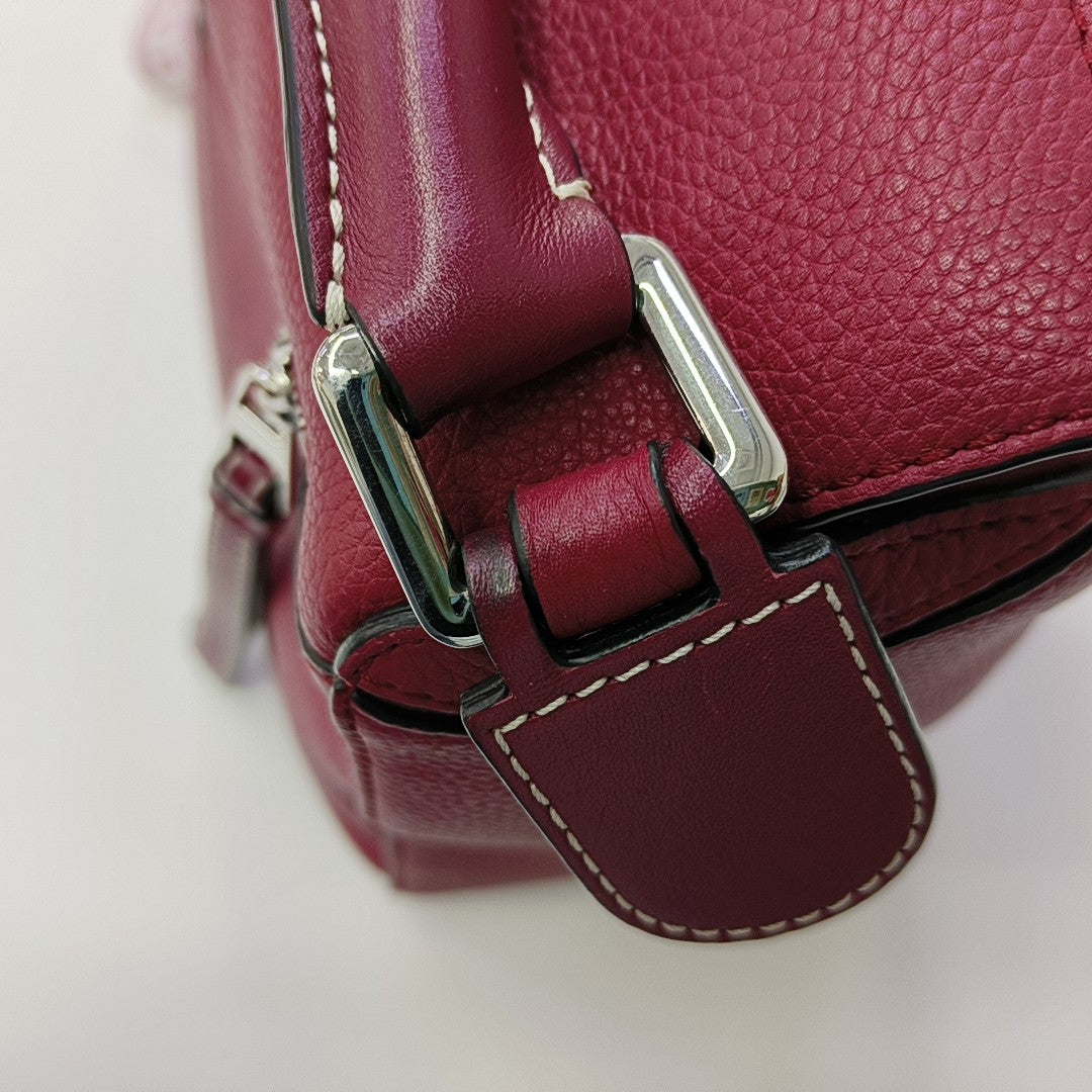 Puzzle Small Calfskin Red