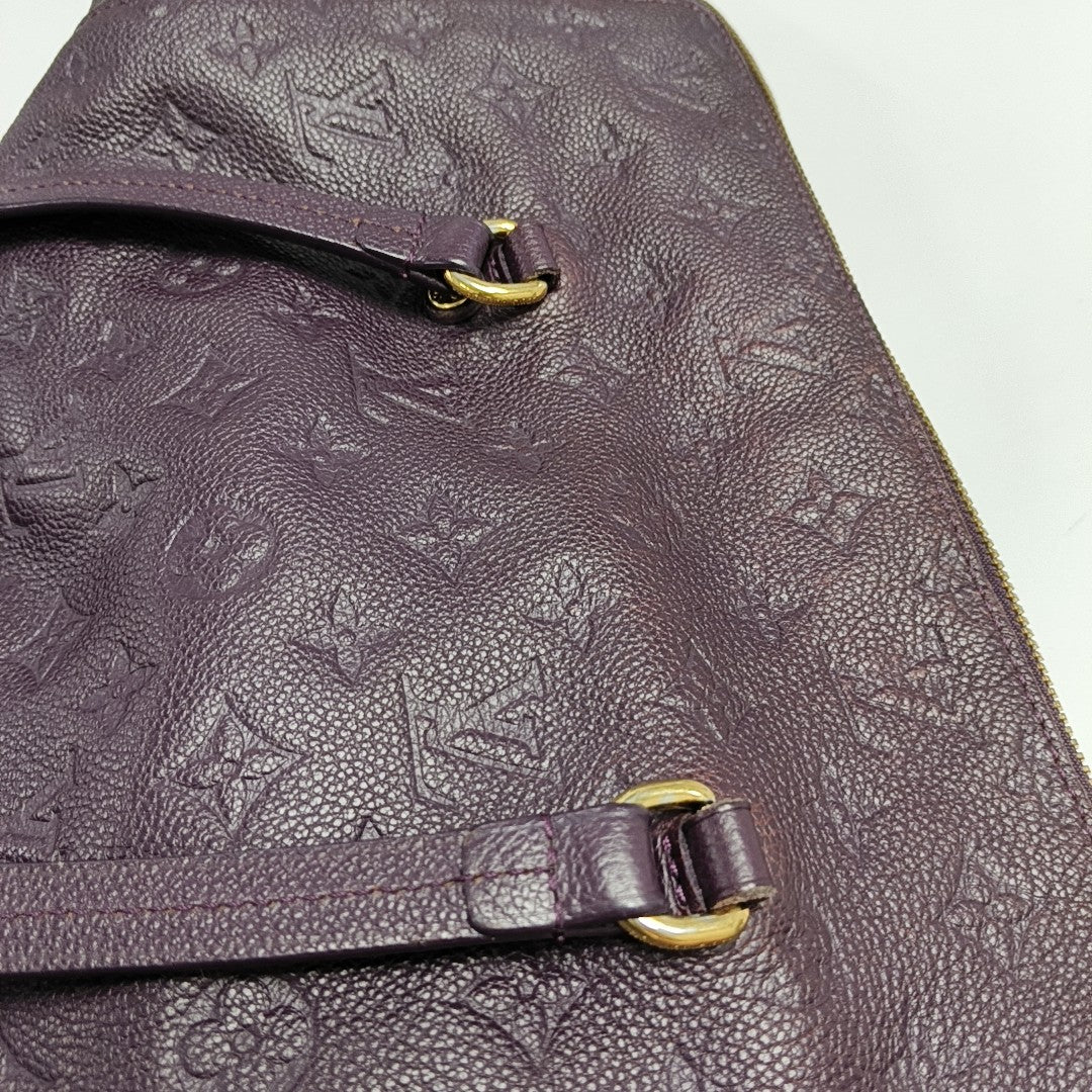 LUMINEUSE PM Monogram Calfskin Purple