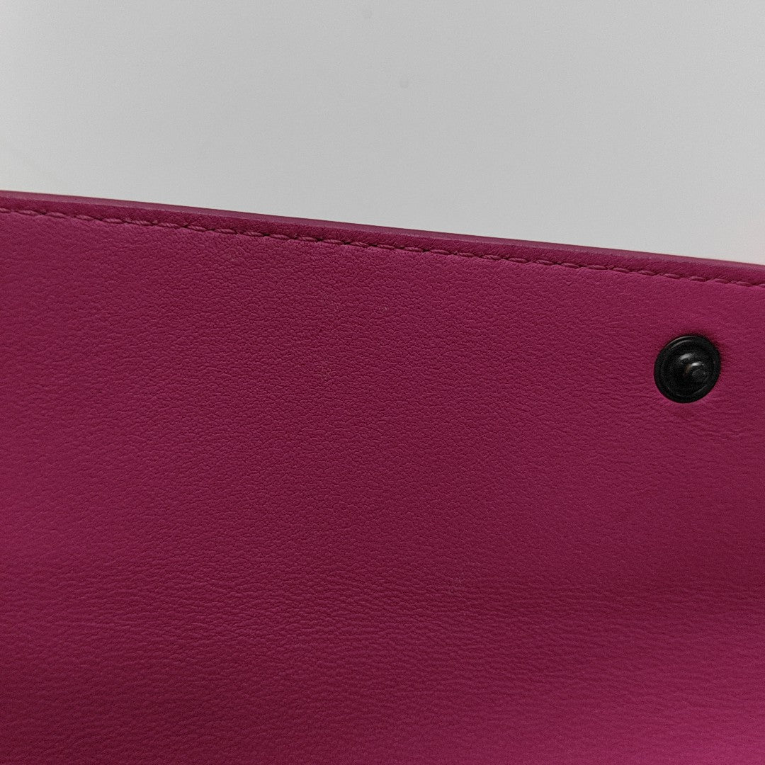 Lambskin Wallet Red