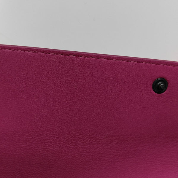 Lambskin Wallet Red