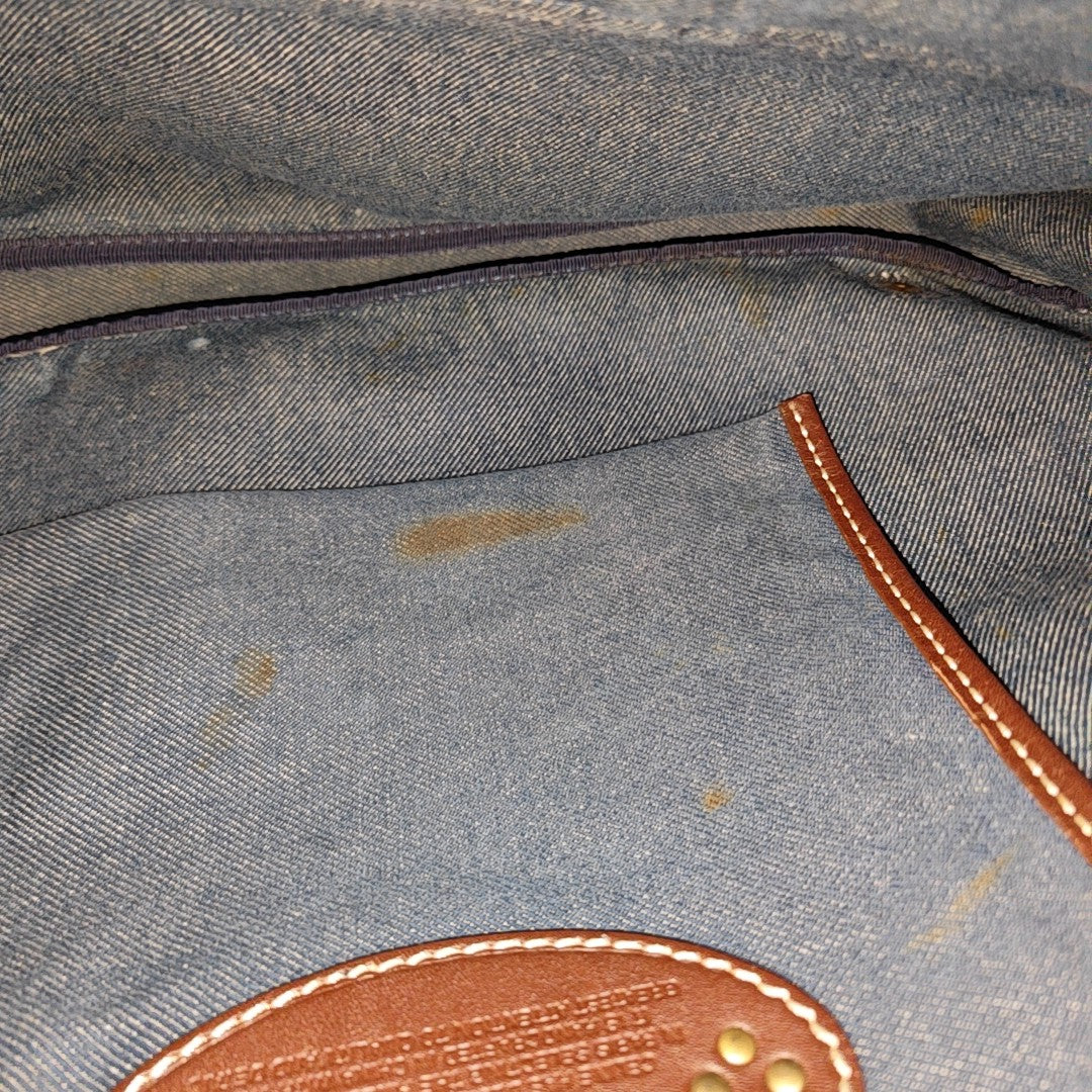 Canvas Shoulder Bag Blue
