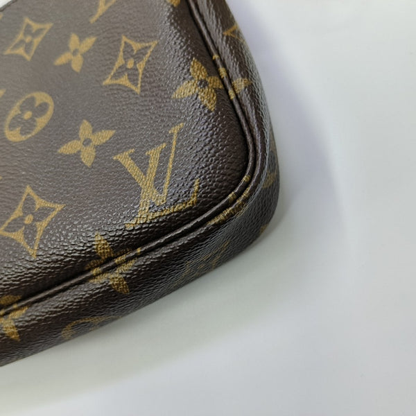 ACCESSOIRES Monogram Coated Canvas Brown