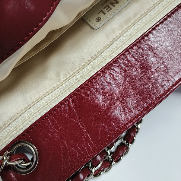 Quilted Lambskin Shoulder Bag Red