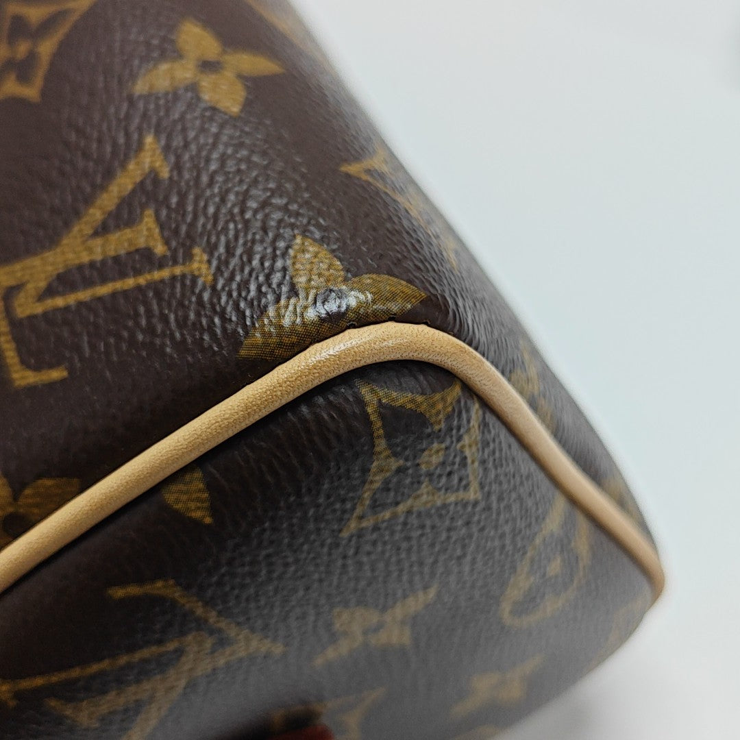 SPEEDY 20 Monogram Coated Canvas Brown