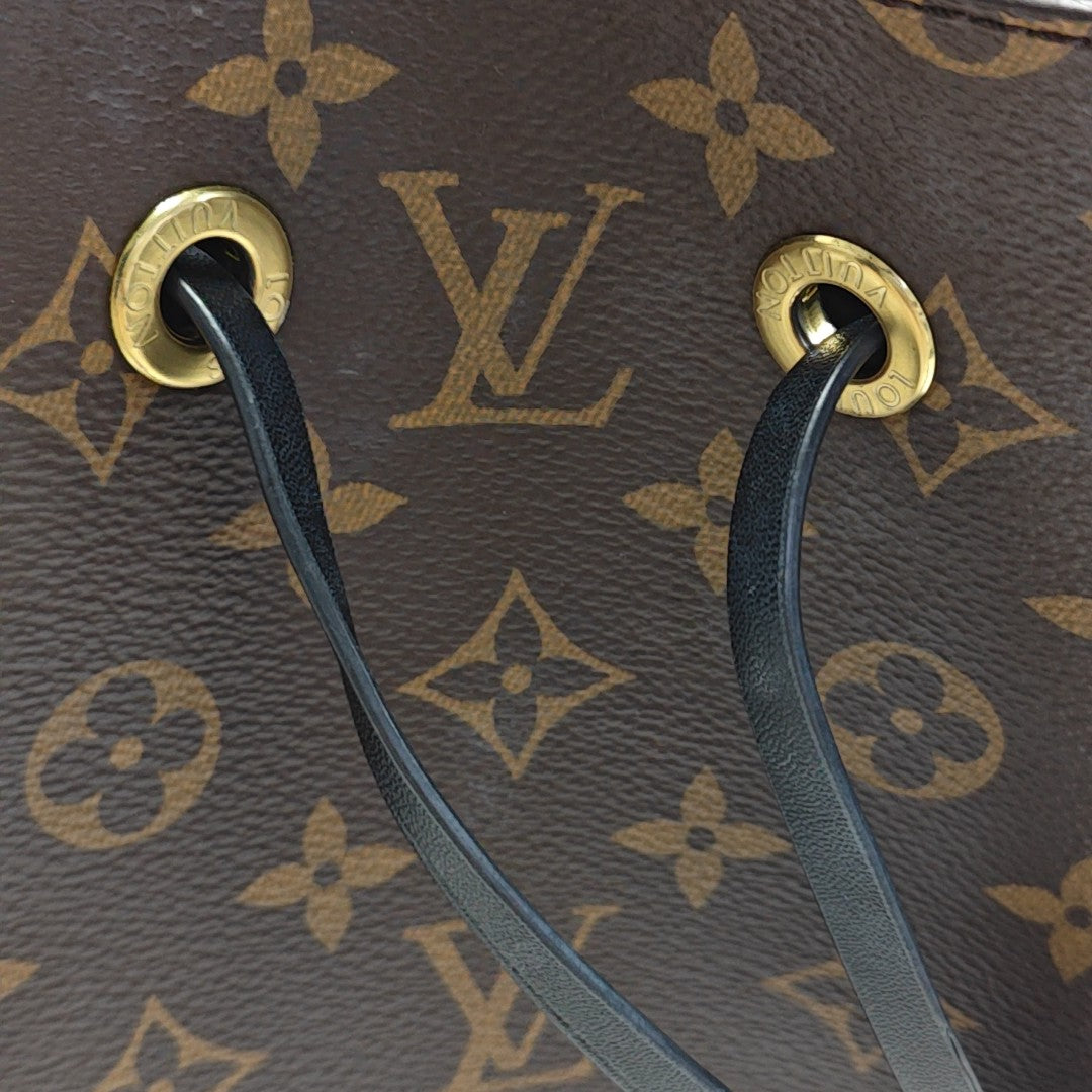 NÉONOÉ MM Monogram Coated Canvas Brown