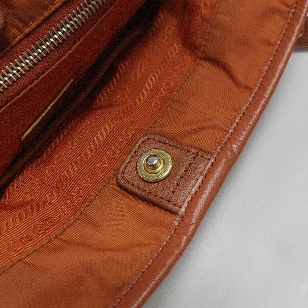 Nylon Tote Bag Orange