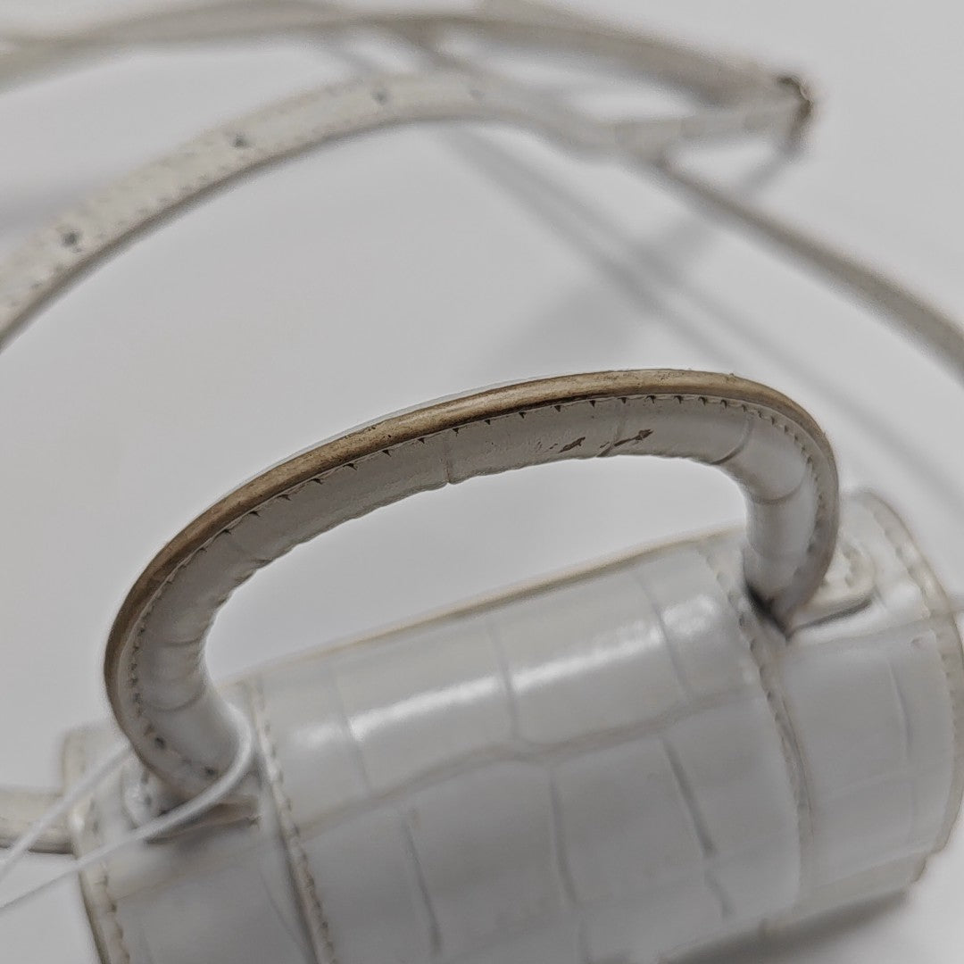 Hourglass Mini Calfskin White
