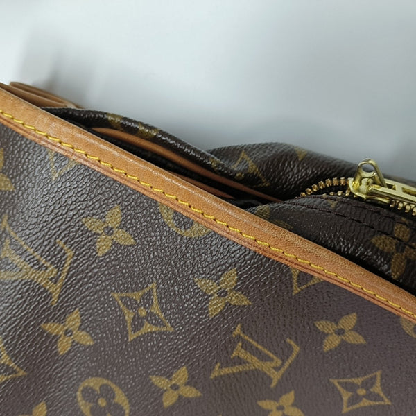 HUNTING Monogram Coated Canvas Brown