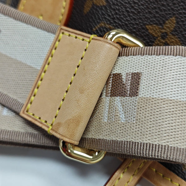 NEVERFULL BB Monogram Coated Canvas Brown