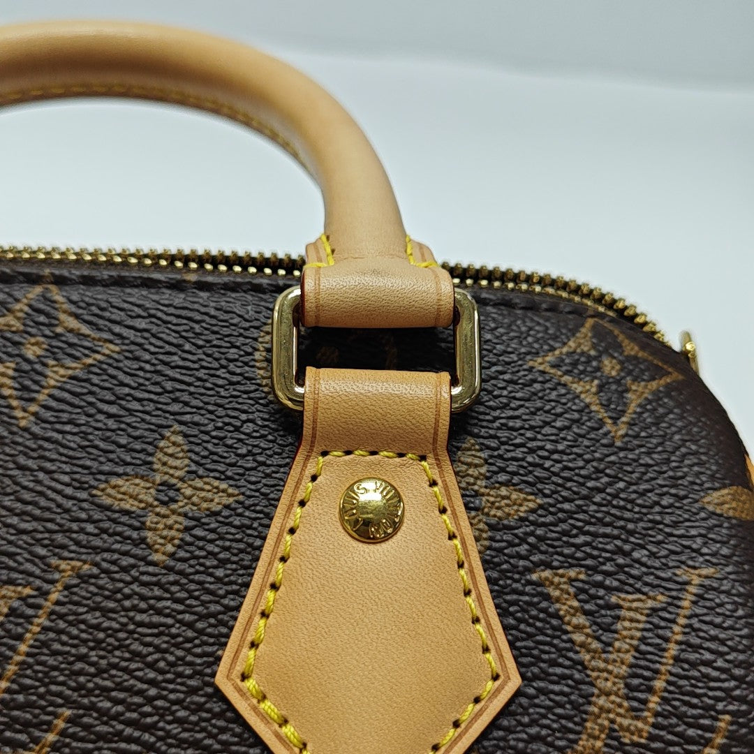 SPEEDY 20 Monogram Coated Canvas Brown
