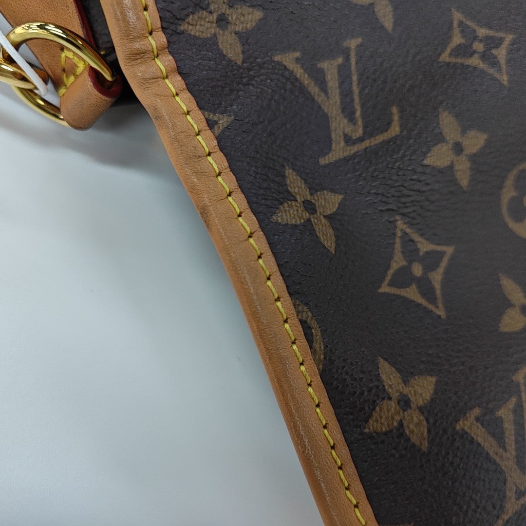 DIANE Monogram Coated Canvas Brown