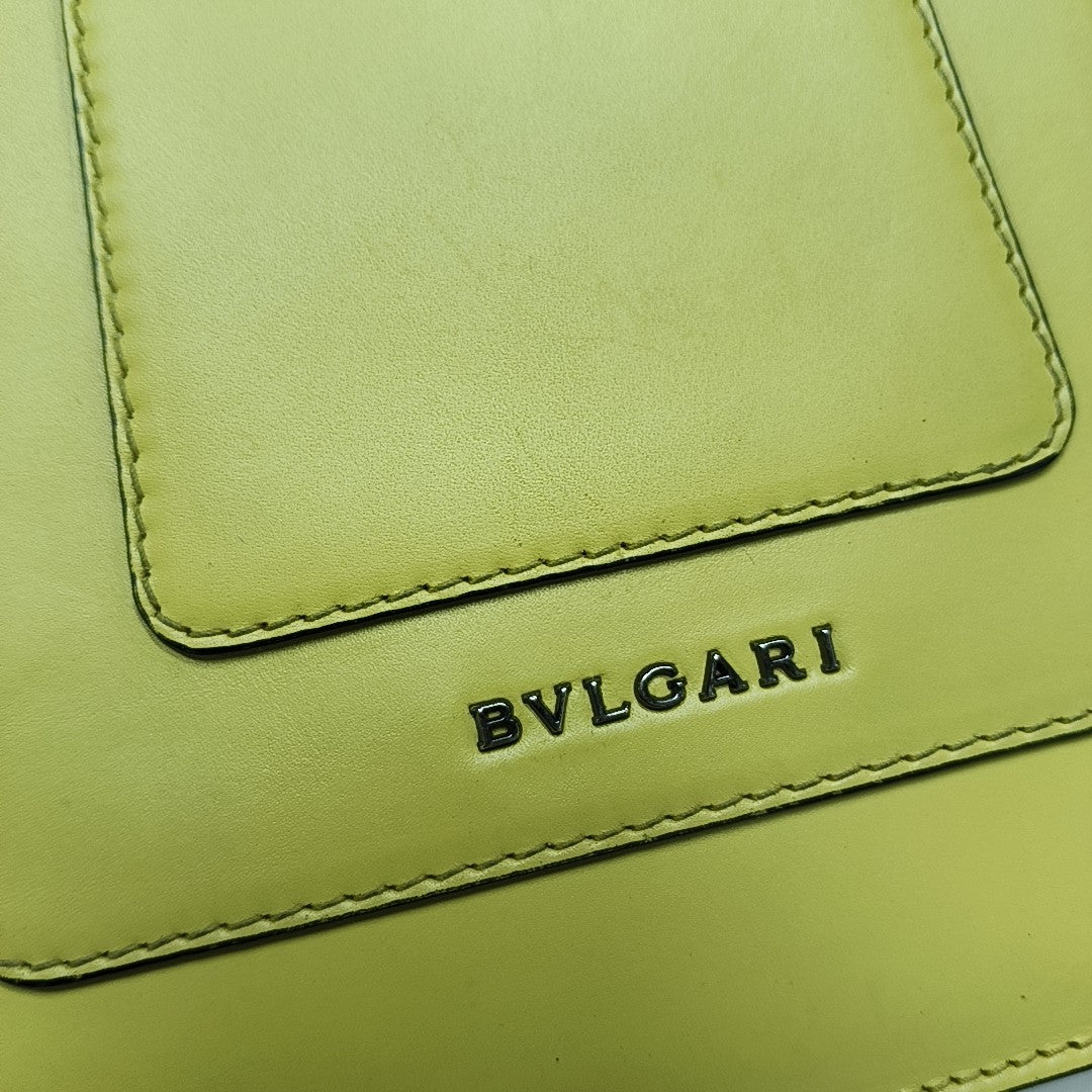 SERPENTI FOREVER Small Quilted Calfskin Yellow
