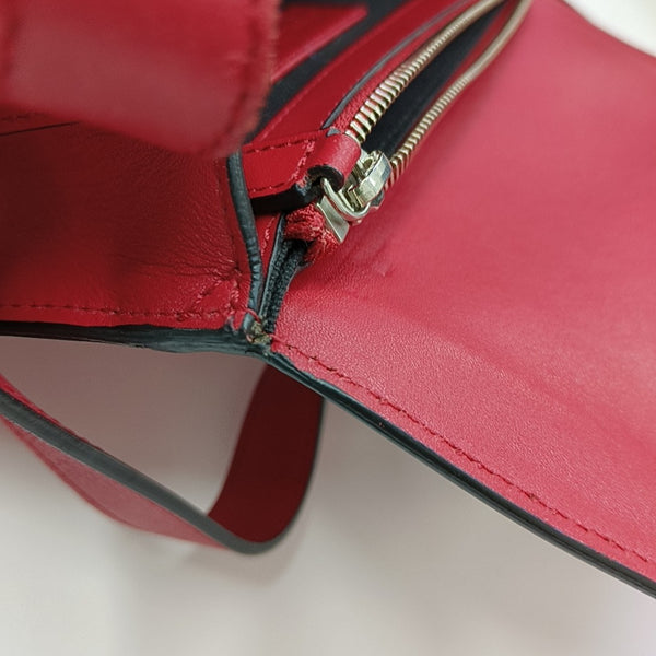 Calfskin Shoulder Bag Red