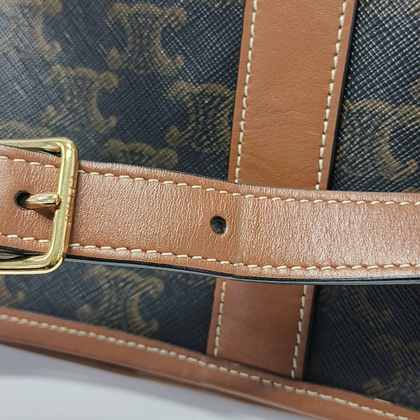 TRIOMPHE CANVAS Medium Coated Canvas Brown