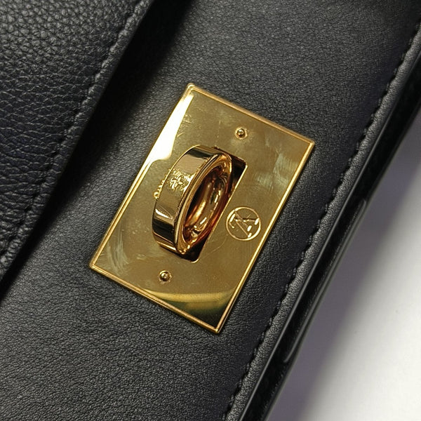 ON MY SIDE MM Monogram Calfskin Black