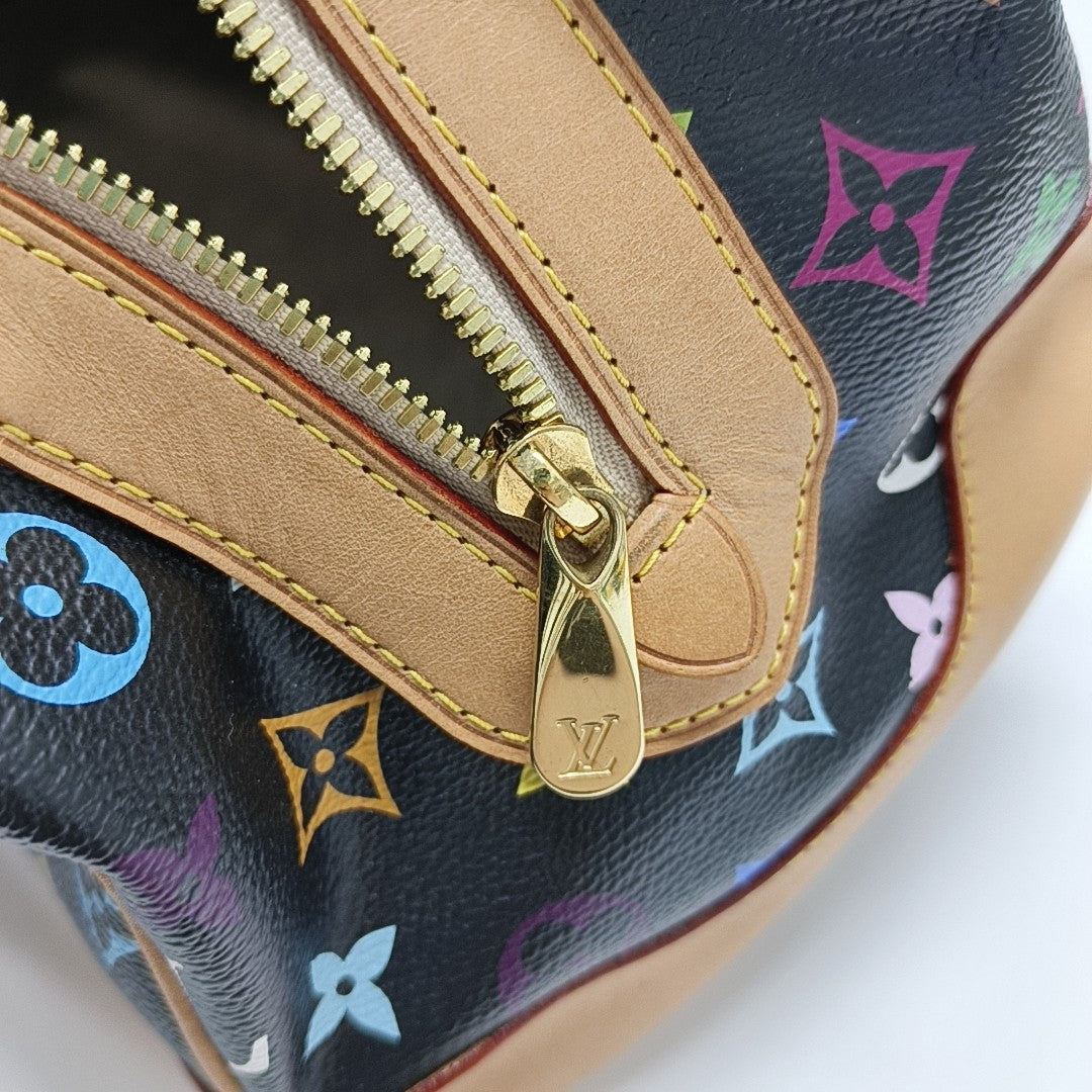 LV × TM CLAUDIA Monogram Coated Canvas Black