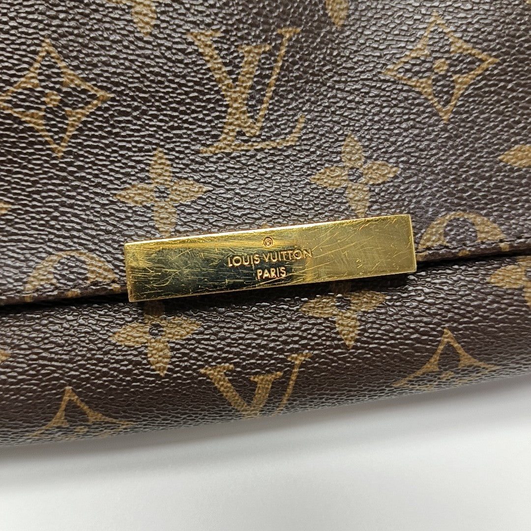 FAVORITE PM Monogram Coated Canvas Brown