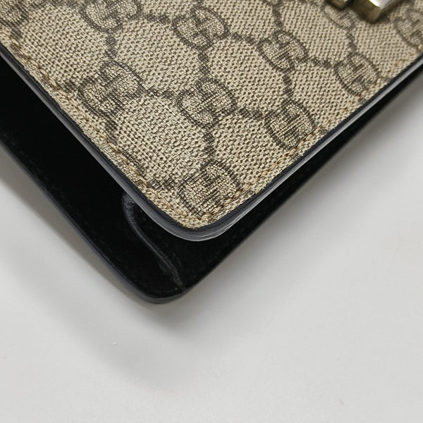 Dionysus Mini Monogram Coated Canvas Beige