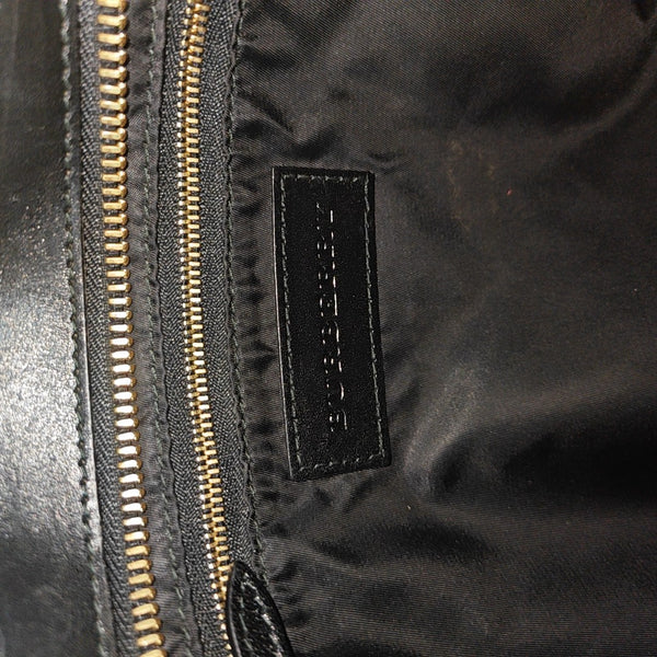 Canvas Top Handle Bag Black