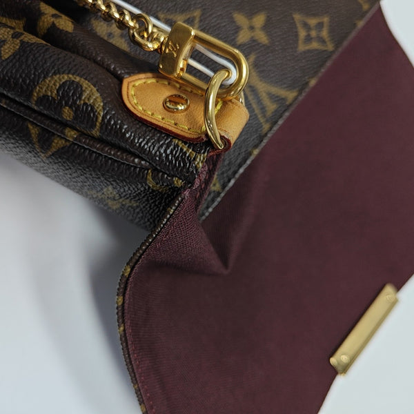 FAVORITE MM Monogram Coated Canvas Brown