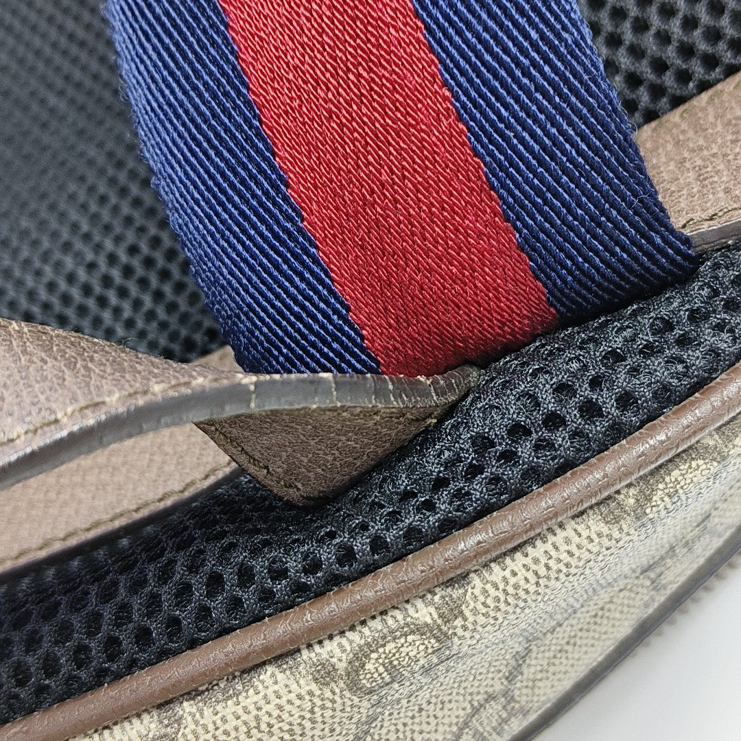 Monogram Coated Canvas Backpack Black